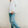 Chemise Oxford rayée