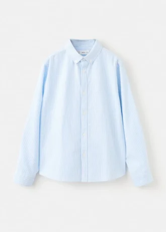 Chemise Oxford rayée