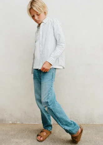 Chemise Oxford rayée