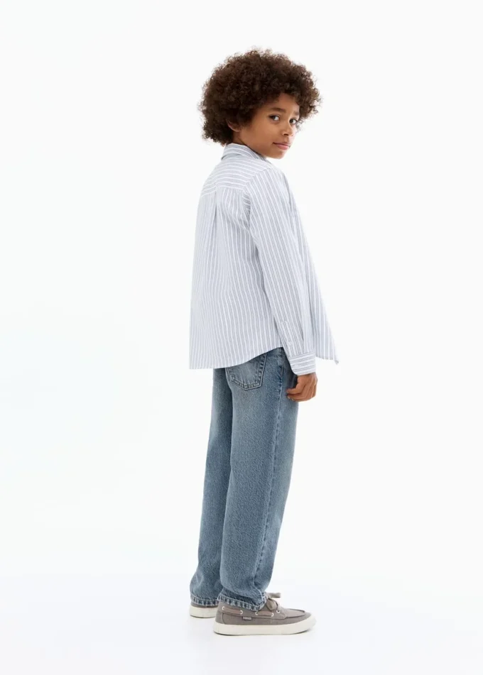 Chemise Oxford rayée