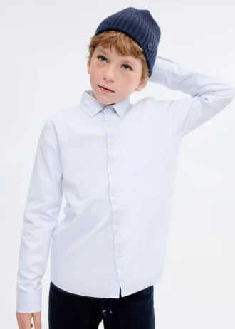 Chemise Oxford rayée