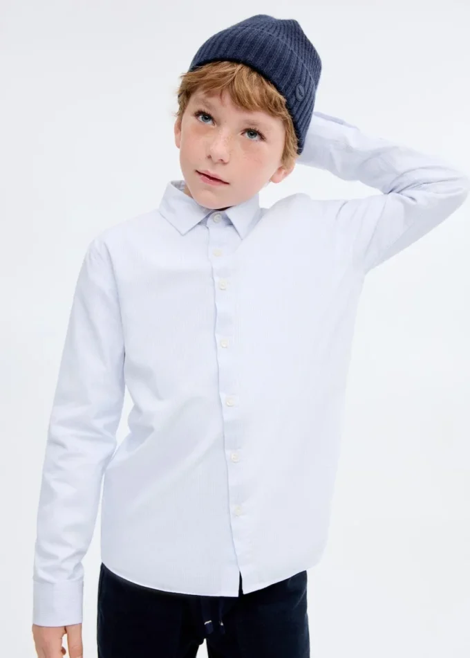 Chemise Oxford rayée