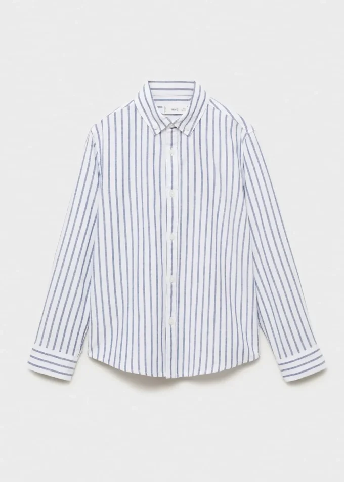 Chemise Oxford rayée
