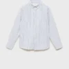 Chemise Oxford rayée