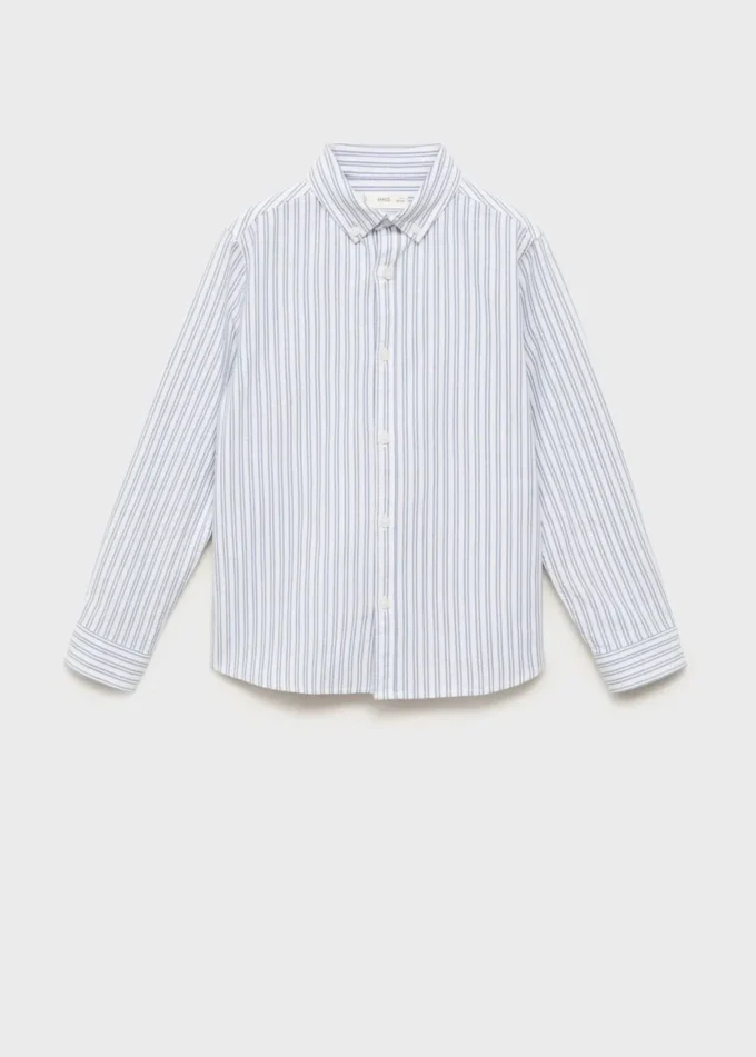 Chemise Oxford rayée
