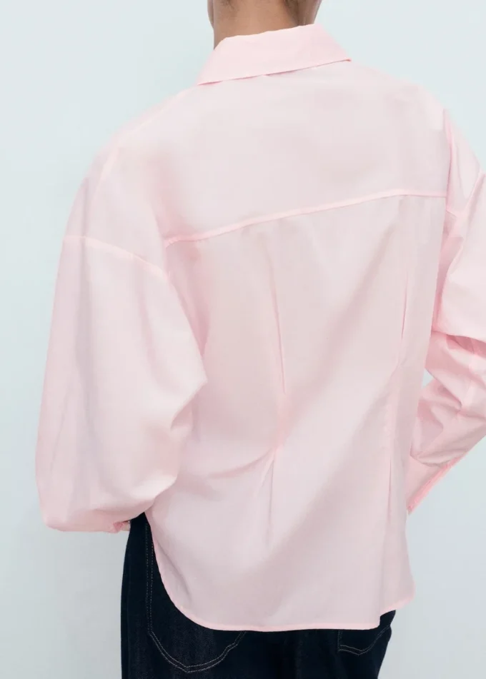 Chemise à plis et poches Chemise à plis et poches