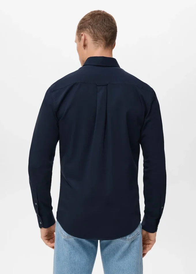 Chemise à poche, coupe classique, 100 % coton