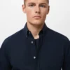 Chemise à poche, coupe classique, 100 % coton