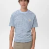Chemise rayée 100 % coton à coupe régulière