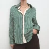 Chemise rayée combinée