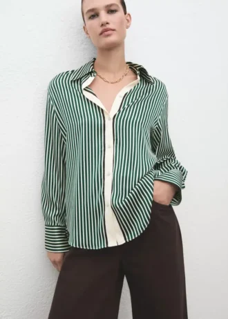 Chemise rayée combinée