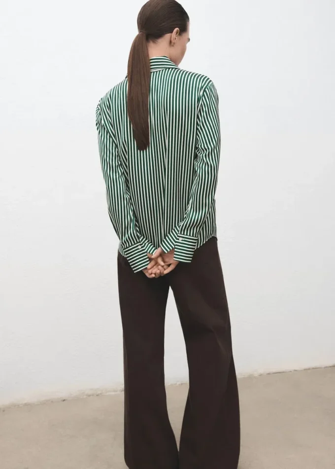 Chemise rayée combinée