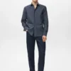 Chemise rayée coupe droite 100 % coton