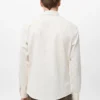 Chemise rayée coupe droite 100 % coton