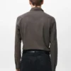 Chemise rayée coupe droite 100 % coton