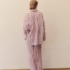 Chemise rayée en ramie