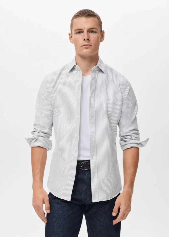 Chemise rayée Kodak 100 % coton Chemise rayée Kodak 100 % coton