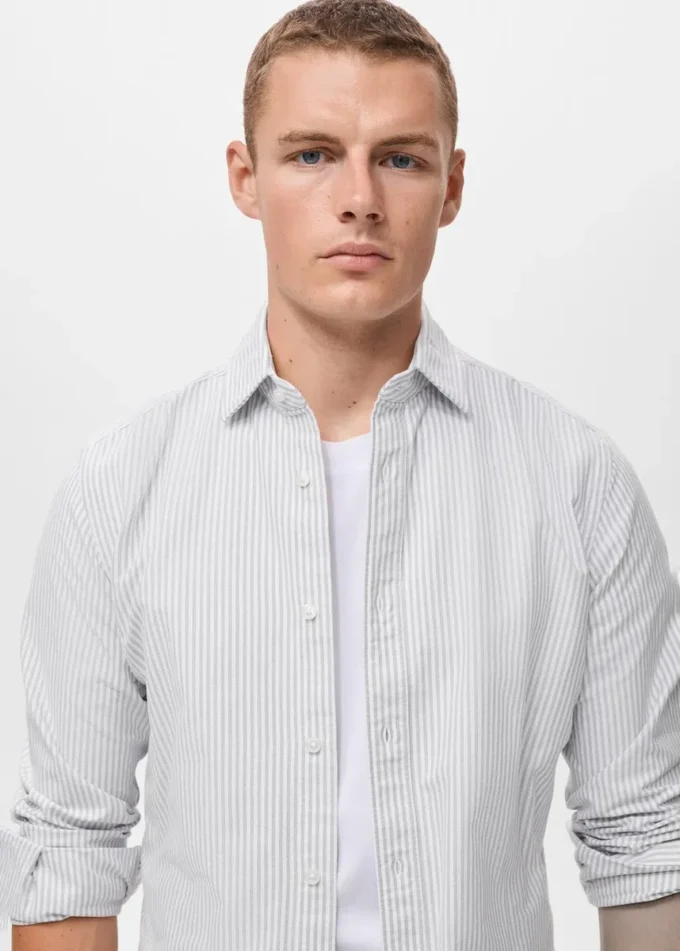 Chemise rayée Kodak 100 % coton Chemise rayée Kodak 100 % coton