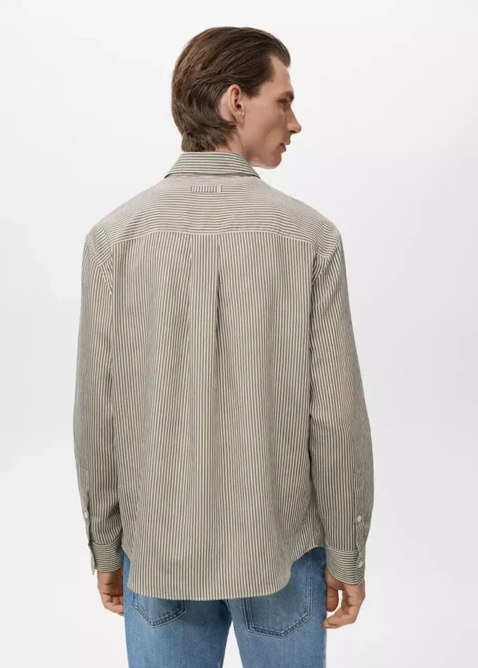Chemise à rayures coupe classique