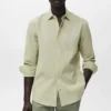 Chemise à rayures texturée, coupe classique Chemise à rayures texturée, coupe classique