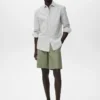 Chemise à rayures texturée, coupe classique