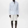 Chemise à rayures texturée, coupe classique