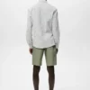 Chemise à rayures texturée, coupe classique