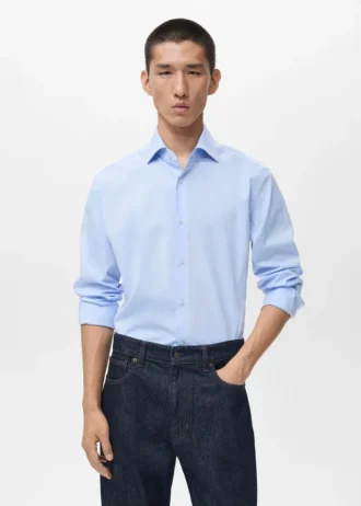 Chemise slim 100 % coton