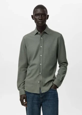 Chemise slim 100 % coton