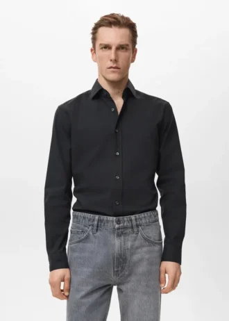 Chemise slim 100 % coton