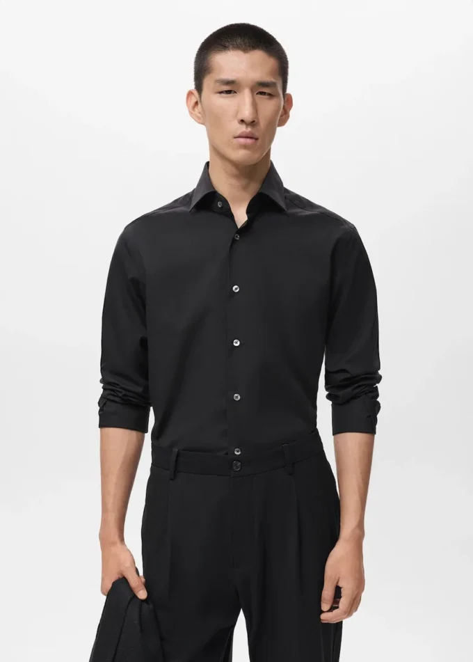 Chemise slim 100 % coton