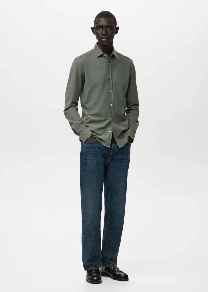 Chemise slim 100 % coton
