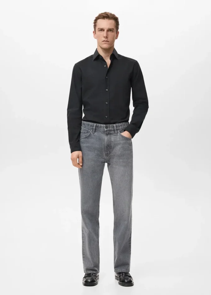 Chemise slim 100 % coton