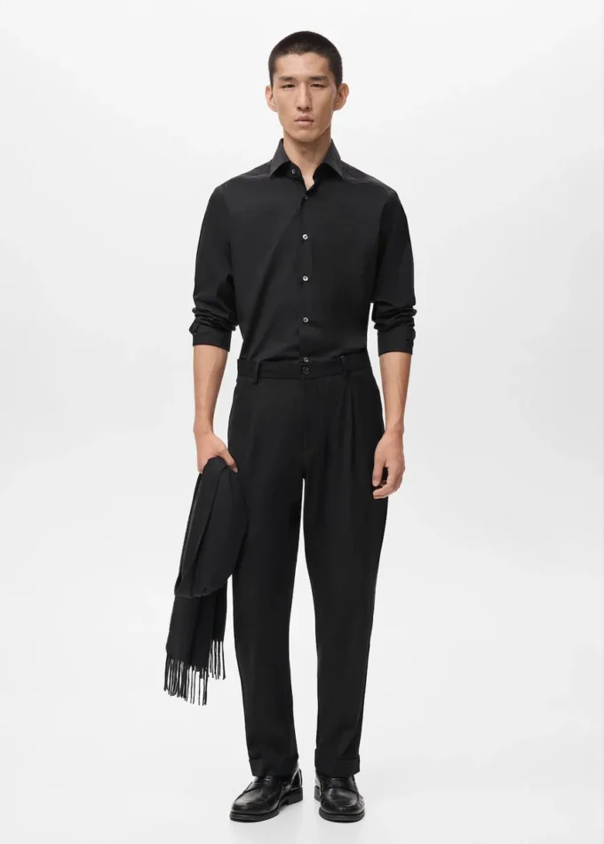 Chemise slim 100 % coton