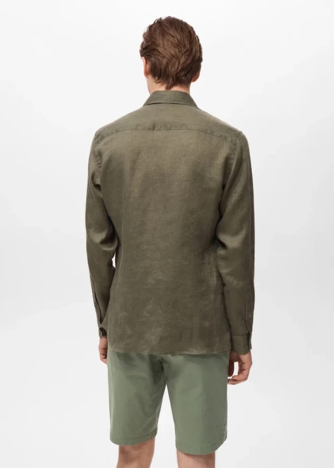 Chemise slim 100 % lin Chemise slim 100 % lin