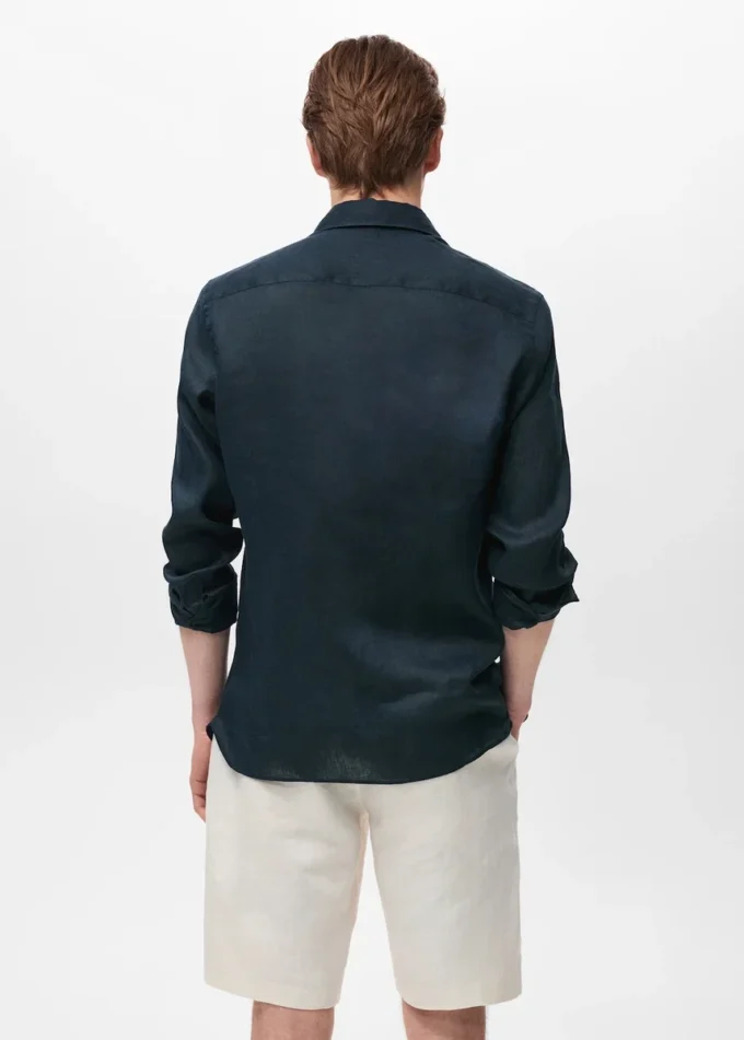 Chemise slim 100 % lin Chemise slim 100 % lin