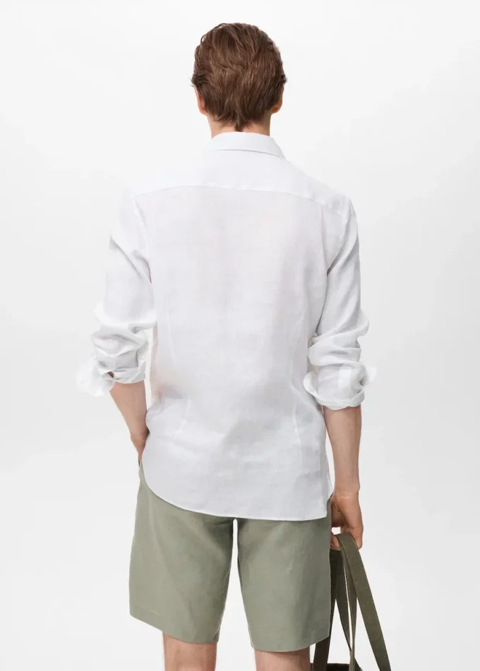 Chemise slim 100 % lin Chemise slim 100 % lin