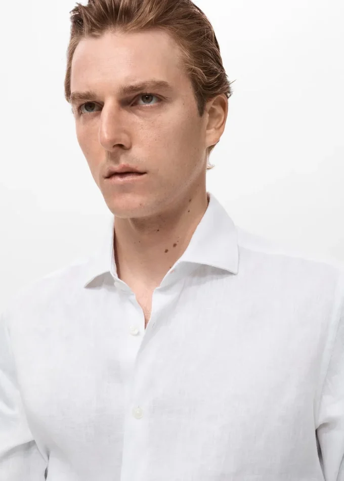 Chemise slim 100 % lin Chemise slim 100 % lin