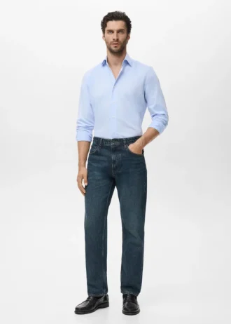 Chemise slim en coton