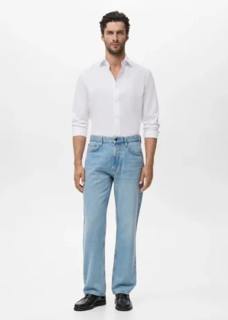 Chemise slim en coton