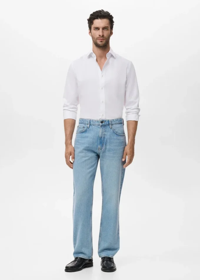 Chemise slim en coton Chemise slim en coton