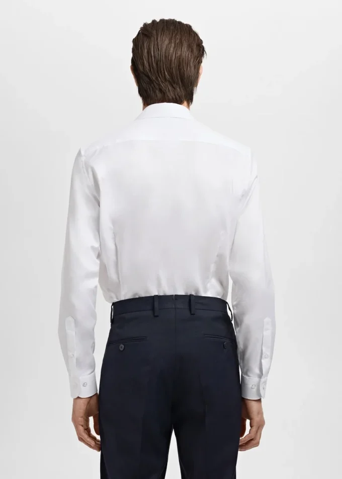 Chemise slim en coton
