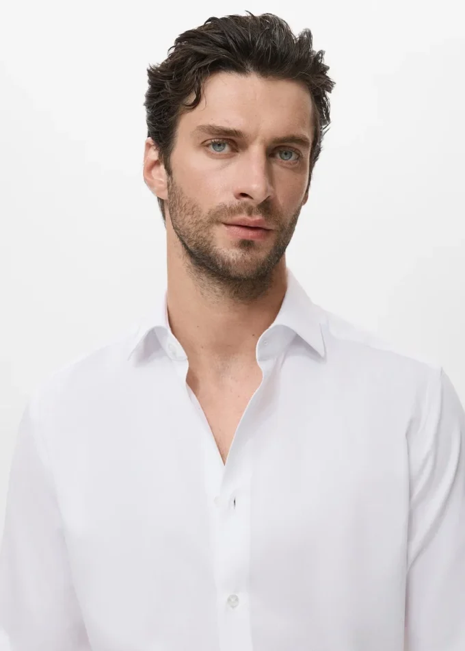 Chemise slim en coton Chemise slim en coton
