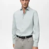 Chemise slim en coton lyocell Chemise slim en coton lyocell