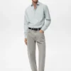 Chemise slim en coton lyocell Chemise slim en coton lyocell