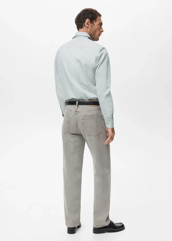 Chemise slim en coton lyocell Chemise slim en coton lyocell
