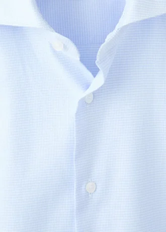 Chemise slim en twill à micro-imprimé