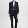 Chemise slim en twill à micro-imprimé