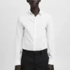 Chemise slim fit en coton