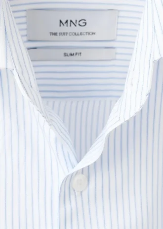 Chemise slim fit en coton